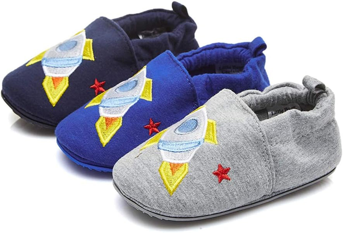 Toddler Baby Boys Girls Shoes Non Skid Slipper Sneaker Moccasins Infant First Walker House Walking Crib Shoes(6-24 Months)