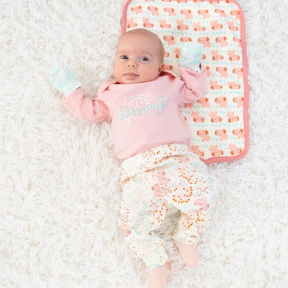 16-Piece Baby Layette Newborn Clothing Gift Set for 3 to 6 Months, Floral Elephant