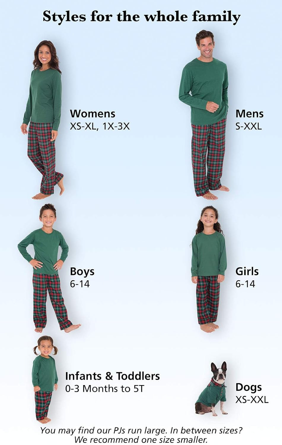 Matching Family Christmas Pajamas - Matching Christmas Pajamas, Red
